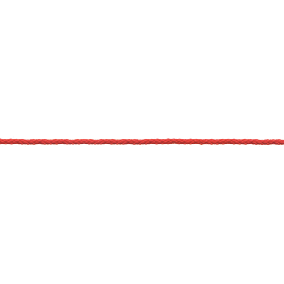 Treccia per veneziana in polipropilene Ã˜ 3 mm. rosso 300 mt.