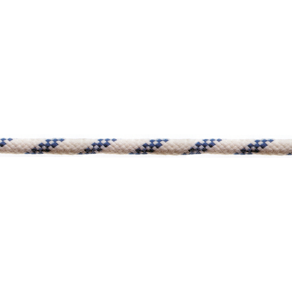 Corda in poliestere Ã˜ 8 mm. bianco/blu 100 mt.