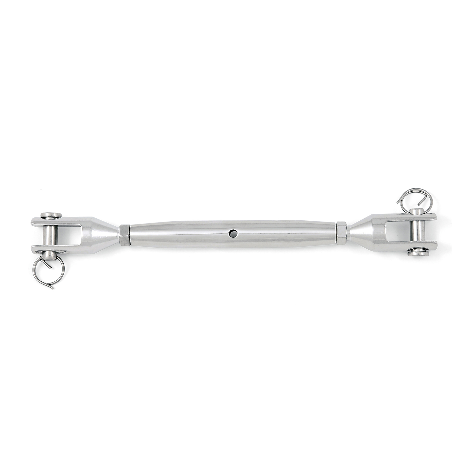 Tenditore a 2 forcelle M4 in acciaio Inox A4 - AISI 316