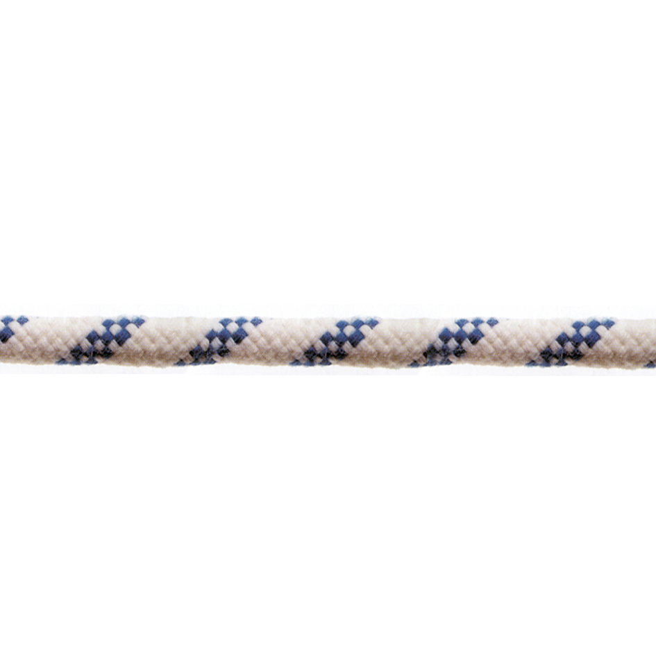 Corda in poliestere Ã˜ 10 mm. bianco/blu 50 mt.