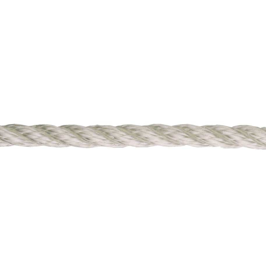 Corda in polipropilene Ã˜ 4 mm. bianca 120 mt.
