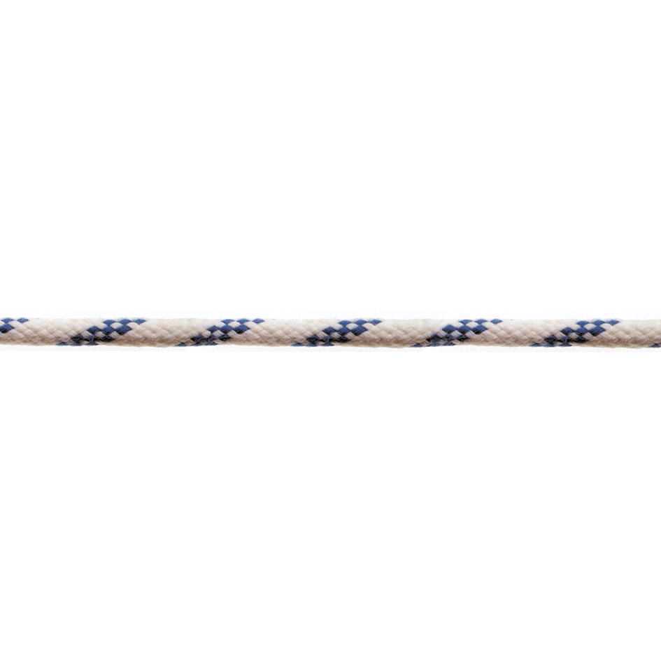Corda in poliestere Ã˜ 5 mm. bianco/blu 70 mt.