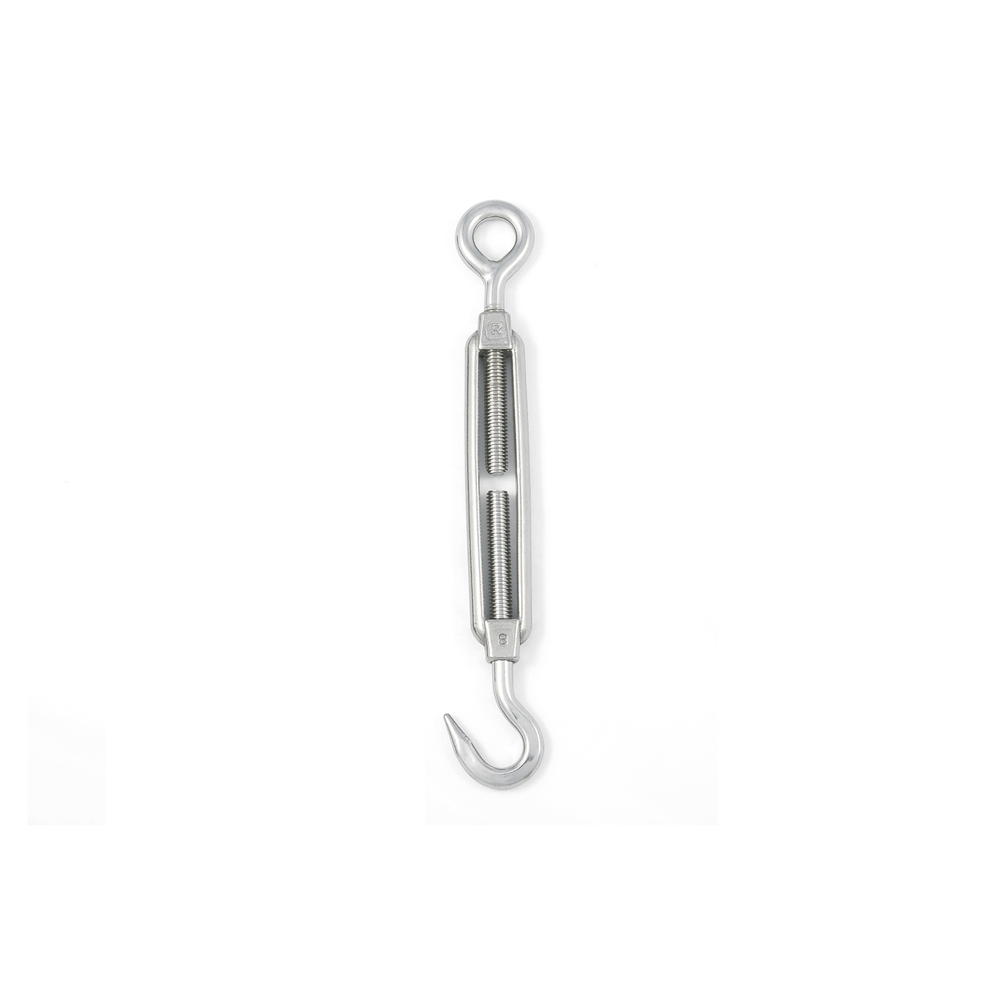 Tenditore occhio - gancio DIN 1480 - M14 acciaio zincato