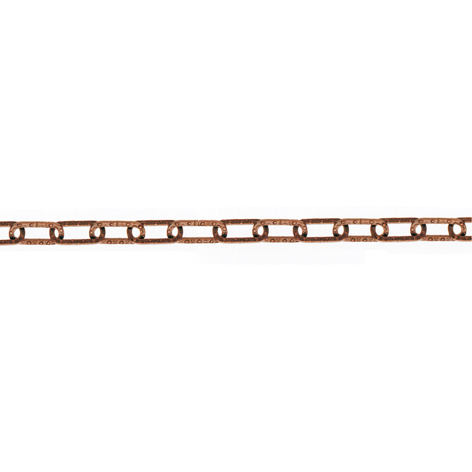 Catena ornamentale Ã˜ 2,0 mm. - acciaio brunito - 10 mt.