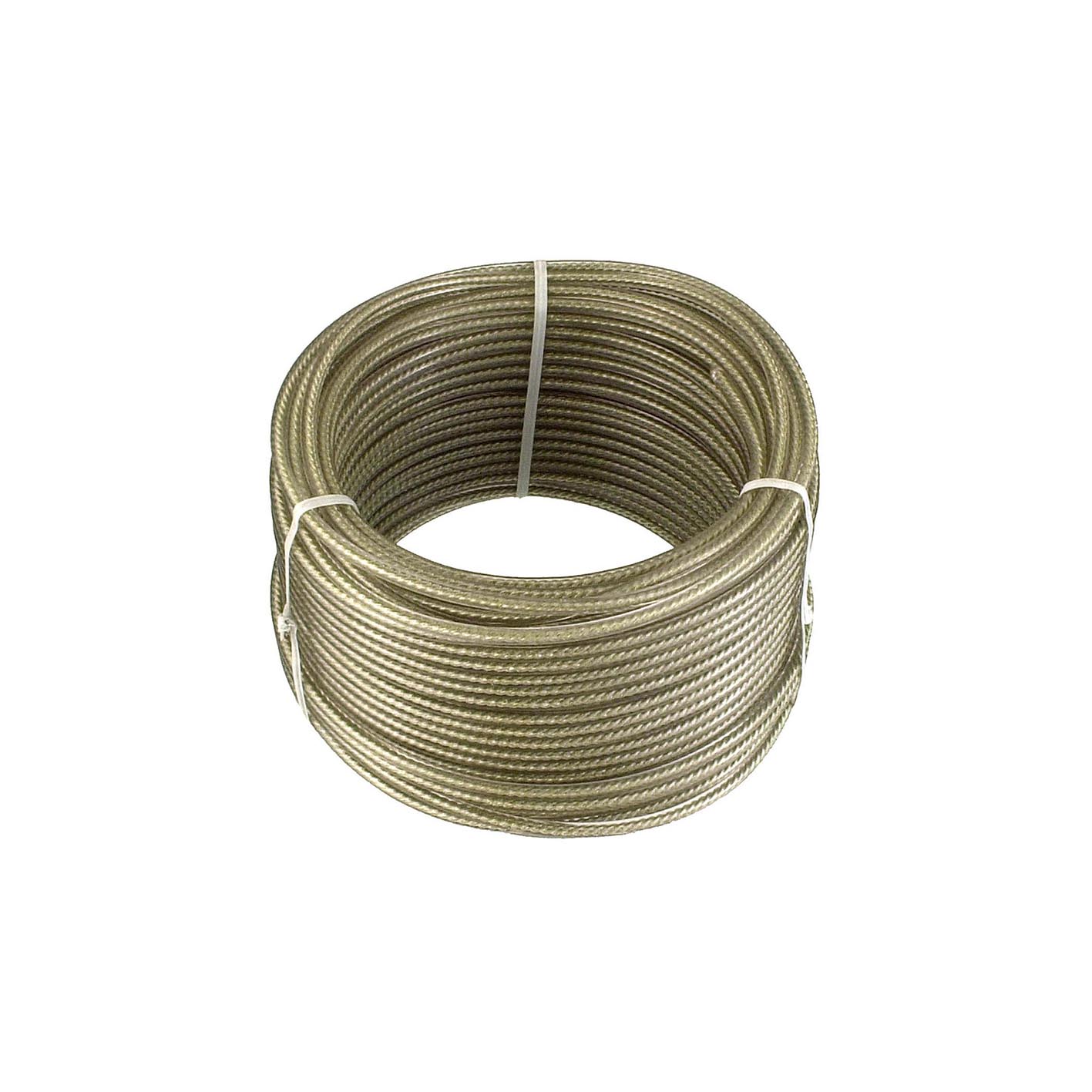 Cavo multiuso Ã˜ 3 mm. in ferro zincato plastificato, anima in fibra tessile 30 mt.