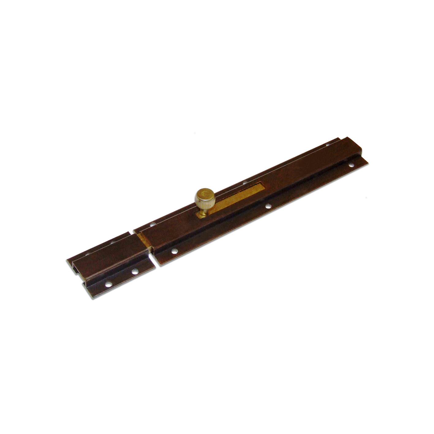 Catenaccio trasversale profilato 200 x 40 mm. - verniciato bronzo