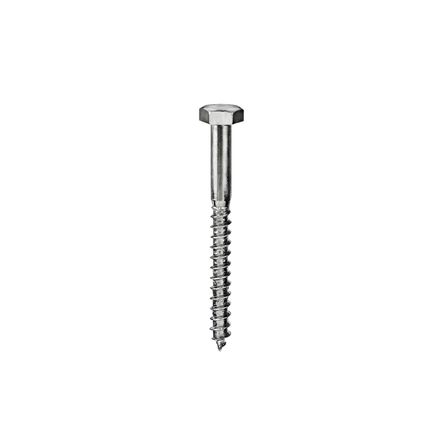 Tirafondi testa esagonale 8 x 80 - 50 pz.