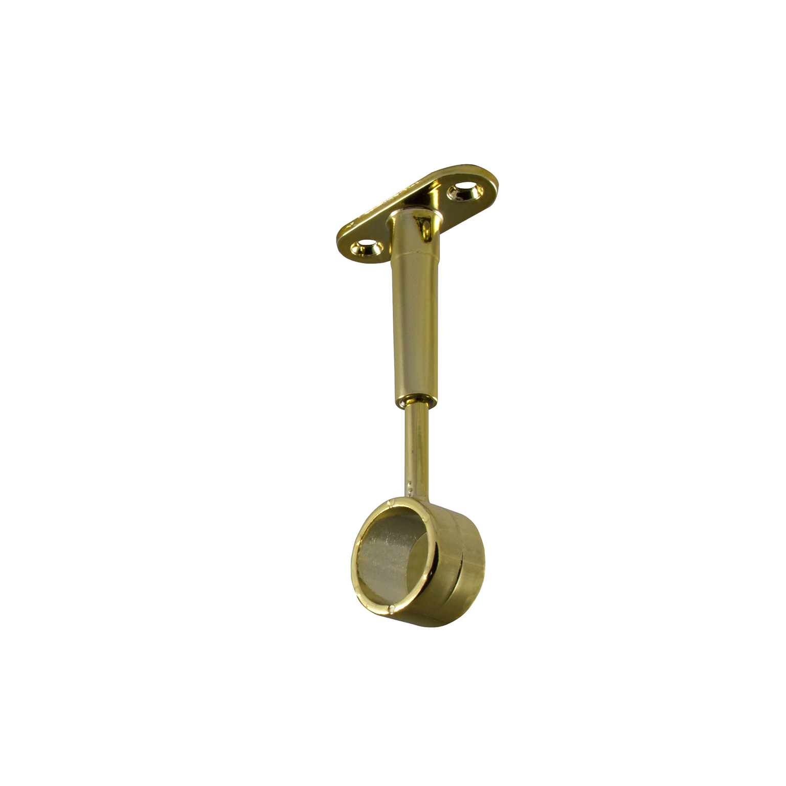 Supporti ciechi per tubo tondo - ottonato - 2 pz.