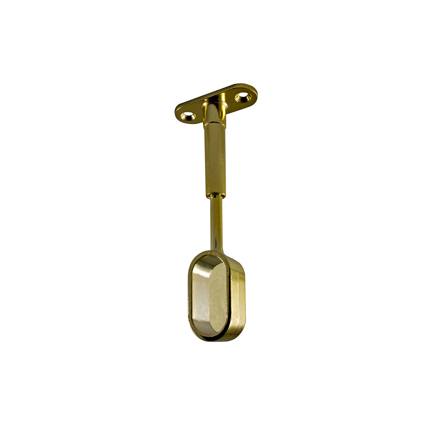Supporti ciechi per tubo ovale - ottonato - 2 pz.