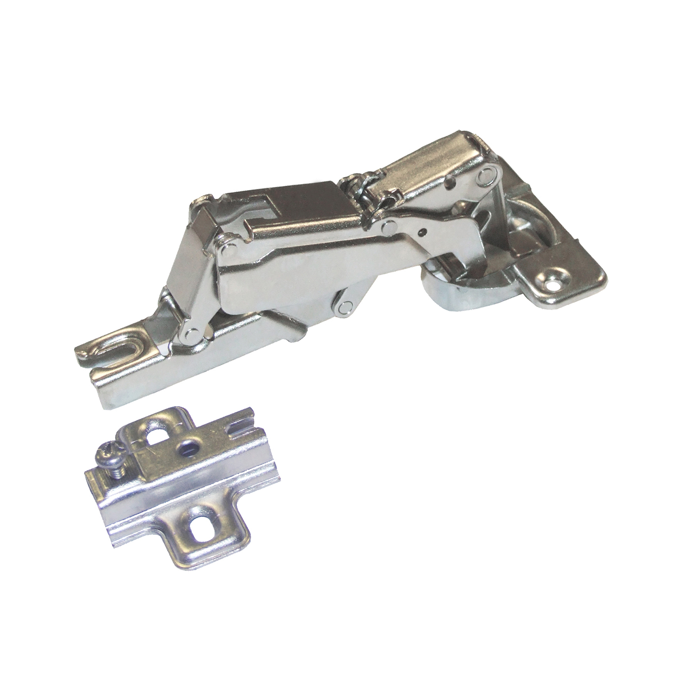 Cerniere apertura 180Â° collo basso - 2 pz.