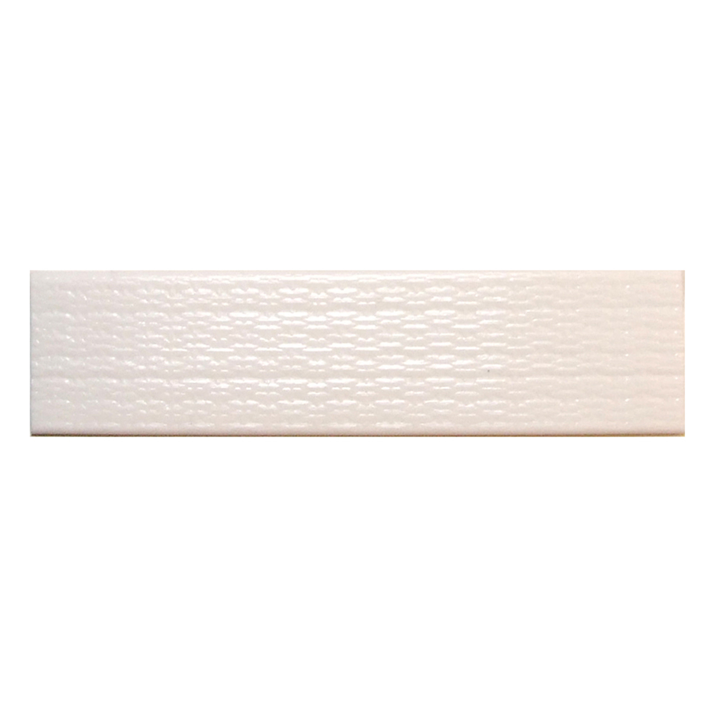 Cintino in plastica 7,5 mt. in PVC bianco