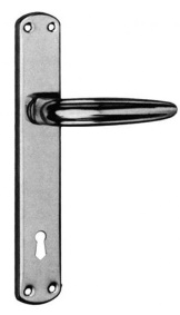 MANIGLIA IN ZAMA C/PLACCA Q.8 CORNO