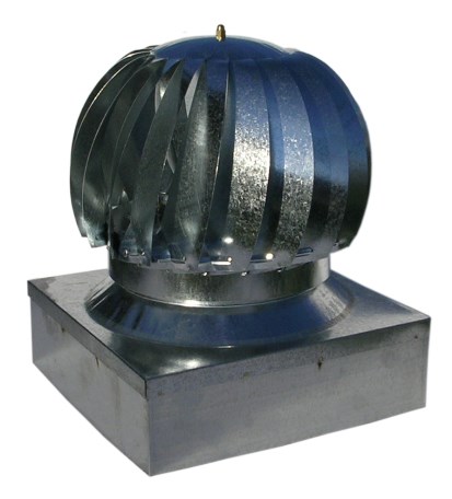 ASPIRATORE ZINCATO 47X47 DOPPIO CUSCINETTO