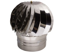 ASPIRATORE ZINCATO TONDO 20 DOPPIO CUSCINETTO