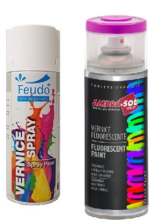 SPRAY ACRIL. FLUORESCENTE VERDE ML.400