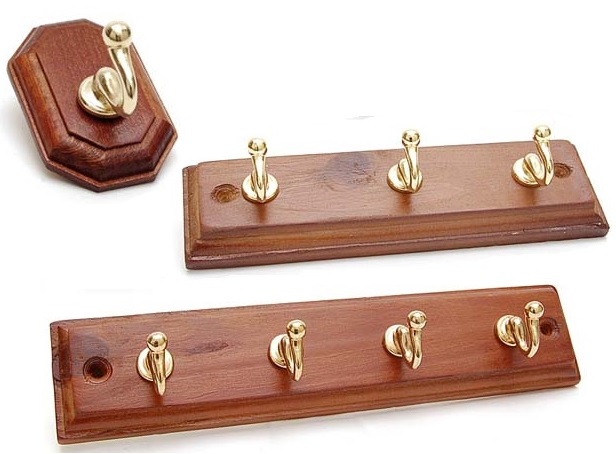 PORTABITI LEGNO 4 GANCI