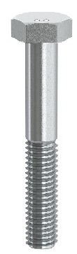 VITE ACCIAIO 8.8 T.E. 5737 10X 35 PF ZINCATA