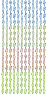 TENDA PLASTICA TIPO EUROPA 125x230 MULTICOLOR