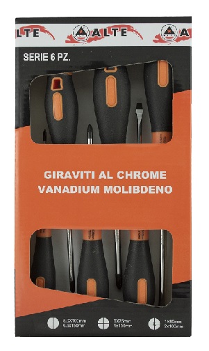 GIRAVITI ALTE PROF SERIE 6 PEZZI IN SCATOLA
