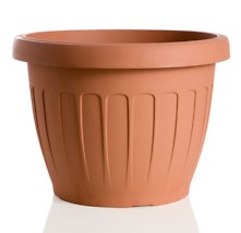 BAMA VASO TERRA TONDO TERRACOTTA CM.40