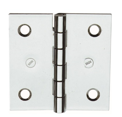 CERNIERA MEZZA QUADRA INOX MM.40X30 ART.850