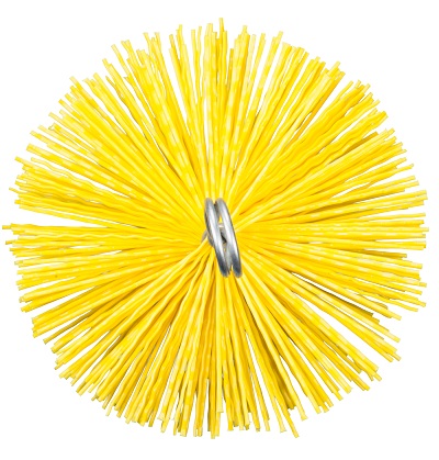 SCOVOLO TONDO X CAMINI NYLON DIAM.MM.300