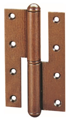 CERNIERA A LIBRO DRITTA ACC.BRONZ.100X65D ART.107