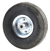 RUOTA X CARRELLI DEC. PNEUM. 260X85 C. ACCIAIO FORO 16 C/CUS