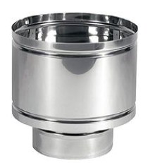 FUMAIOLO INOX ANTIVENTO D.10