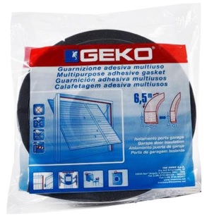 GUARNIZIONE ADESIVA ESPANSA MM.25X5 MT.10 NERA 1300/8