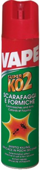 VAPE INSETTICIDA KO SCARAFAGGI E FORMICHE SPRAY ML.400