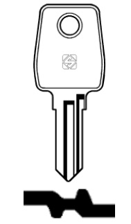 SILCA CHIAVE PORTA LF23R confezione da PEZZI 5