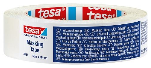 TESA NASTRO MASCHERA MM.25 X 50MT ART.04325 confezione da ROTOLI 12