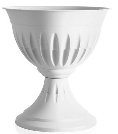 BAMA VASO CALICE ALBA BIANCO CM.43