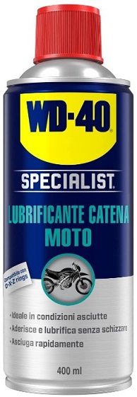 WD-40 MOTO LUBRIF.CATENA COND.ASCIUTTE 400ML ART.39786/46