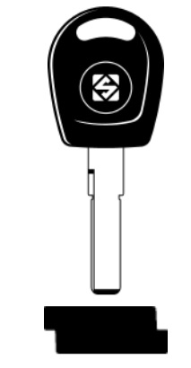 Image of SILCA CHIAVE AUTO TRANSPONDER S/CHIP HU66TE
