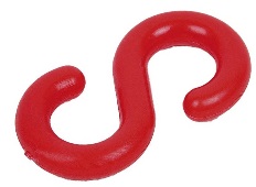 CATENA PLASTICA: GANCIO S MM.8 PZ.25 confezione da PEZZI 25