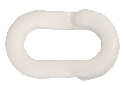 CATENA PLASTICA: GANCIO FALSA MAGLIA MM.8 PZ.25 confezione da PEZZI 25