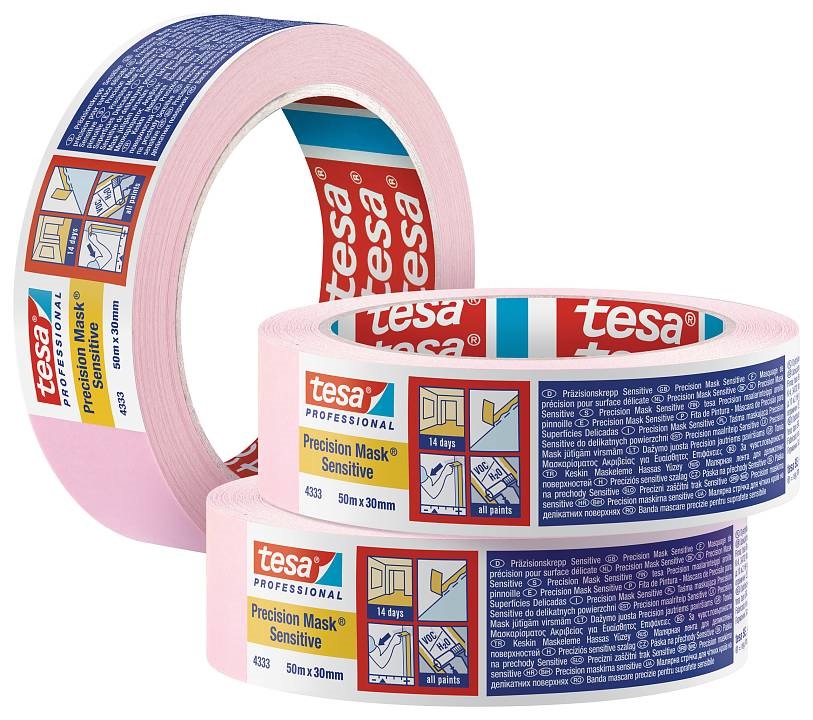 TESA NASTRO MASCHERA ROSA MM.30 X 50 MT.04333 SENSITIVE