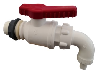 VALVOLA A SFERA NYLON C/RACC. 1 X30 X MASTELLONI