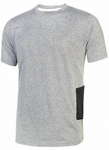 UPOWER T-SHIRT ROAD GREY METEORITE TG.XL ESTIVA