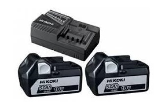 HIKOKI BATTERIE POWER KIT C 18V 5AH+CARICABATTERIE