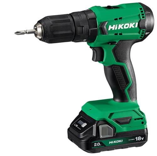 HIKOKI BATT. TRAPANO AVV.PERC.+2BATT.LI18V-2 Ah DV18DA+VALI