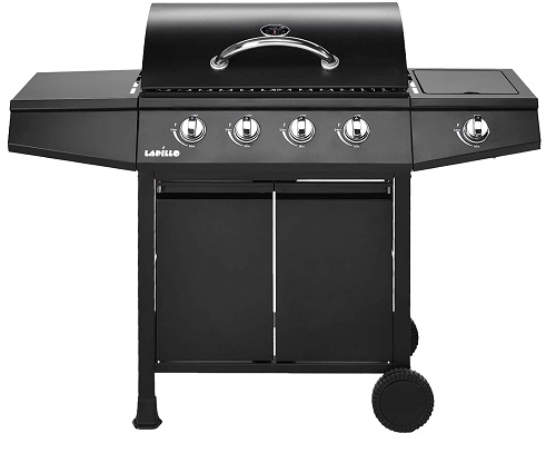 Image of BBQ LAPILLO GAS 4 FUOCHI + 1 PARIOLI