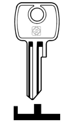 SILCA CHIAVE PORTA LF6R confezione da PEZZI 5