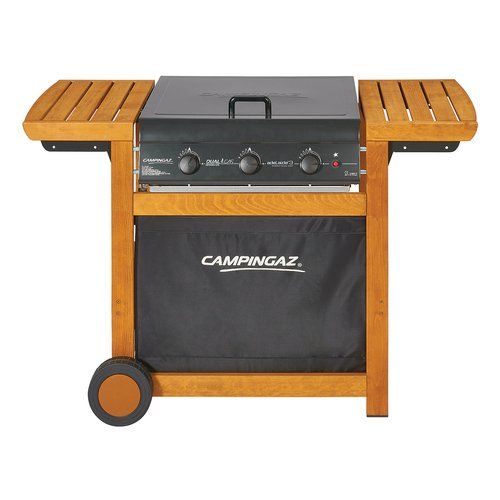 Camping Gaz Barbecue Adelaide3Woody Barbecue GPL e Metano Camping Gaz 3000005744 Adelaide 3 Woody Acacia e 3138522109141