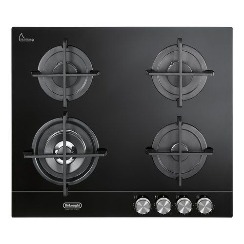 De Longhi Piano cottura gas Nsl460Ncm Piano cottura gas De Longhi LIFE Nsl 460 Ncm Black 8024651212775