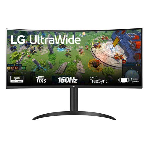 Lg Monitor CurvedQHDUltraWide Monitor Lg 34WP65CP B AEU SERIE WP65CP Curved QHD UltraWide...