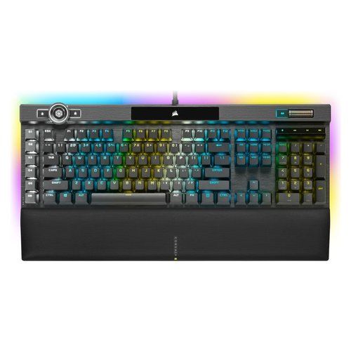 Corsair Tastiera computer K100Wired Tastiera computer Corsair CH 912A01A IT RGB K100 Wired Black 0840006656463