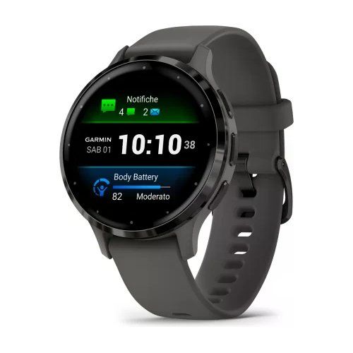 Garmin Smartwatch 3s Smartwatch Garmin 010 02785 00 VENU 3s Pebble gray e Slate 0753759314774